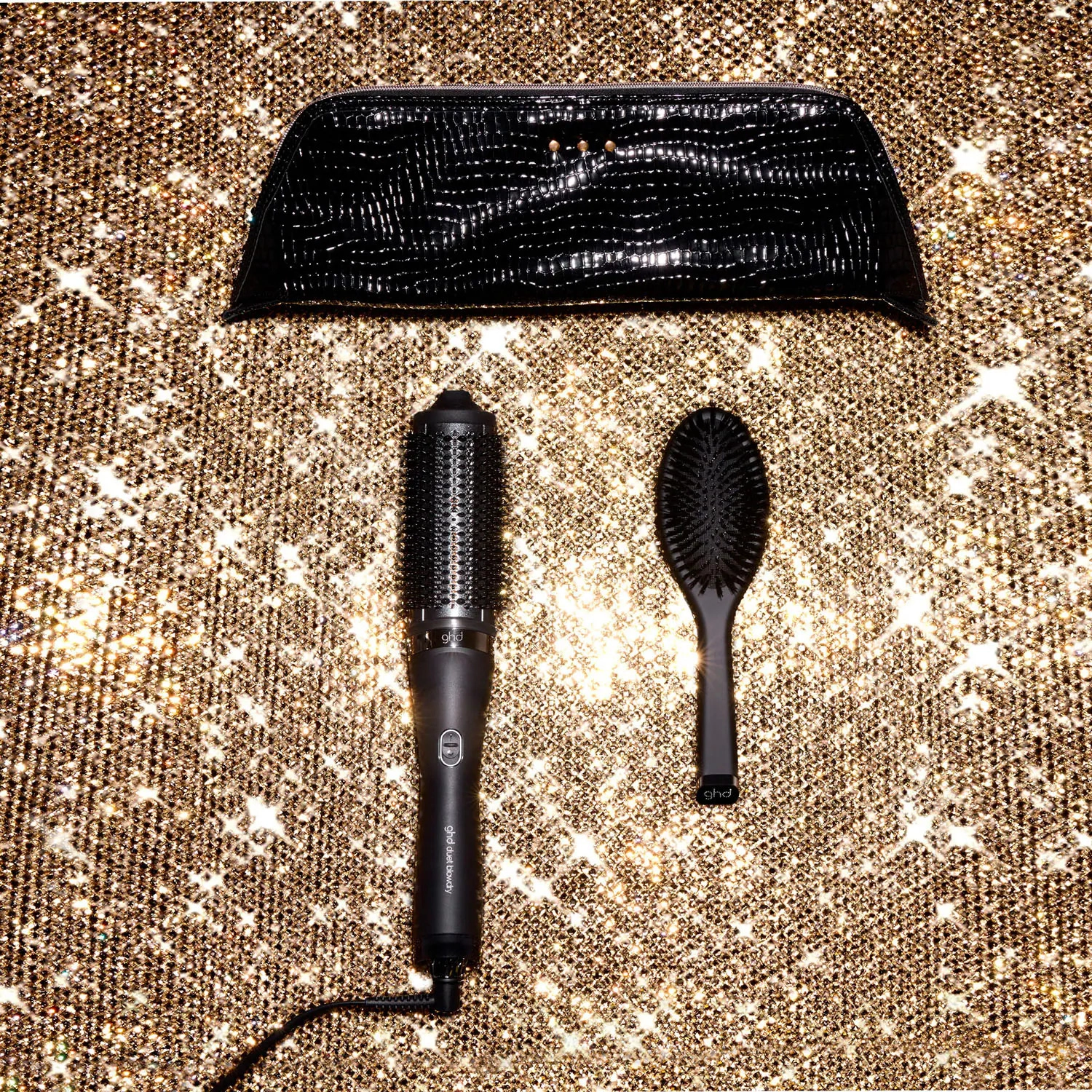 Ghd Duet Blowdry 2’si 1 Arada Saç Şekillendirme Hediye Seti (Tarak + Isıya Dayanıklı Kılıf)