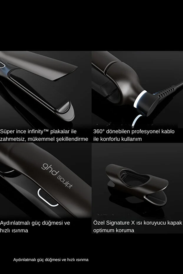 Ghd Sculpt Profesyonel Saç Düzleştirici-Beyaz